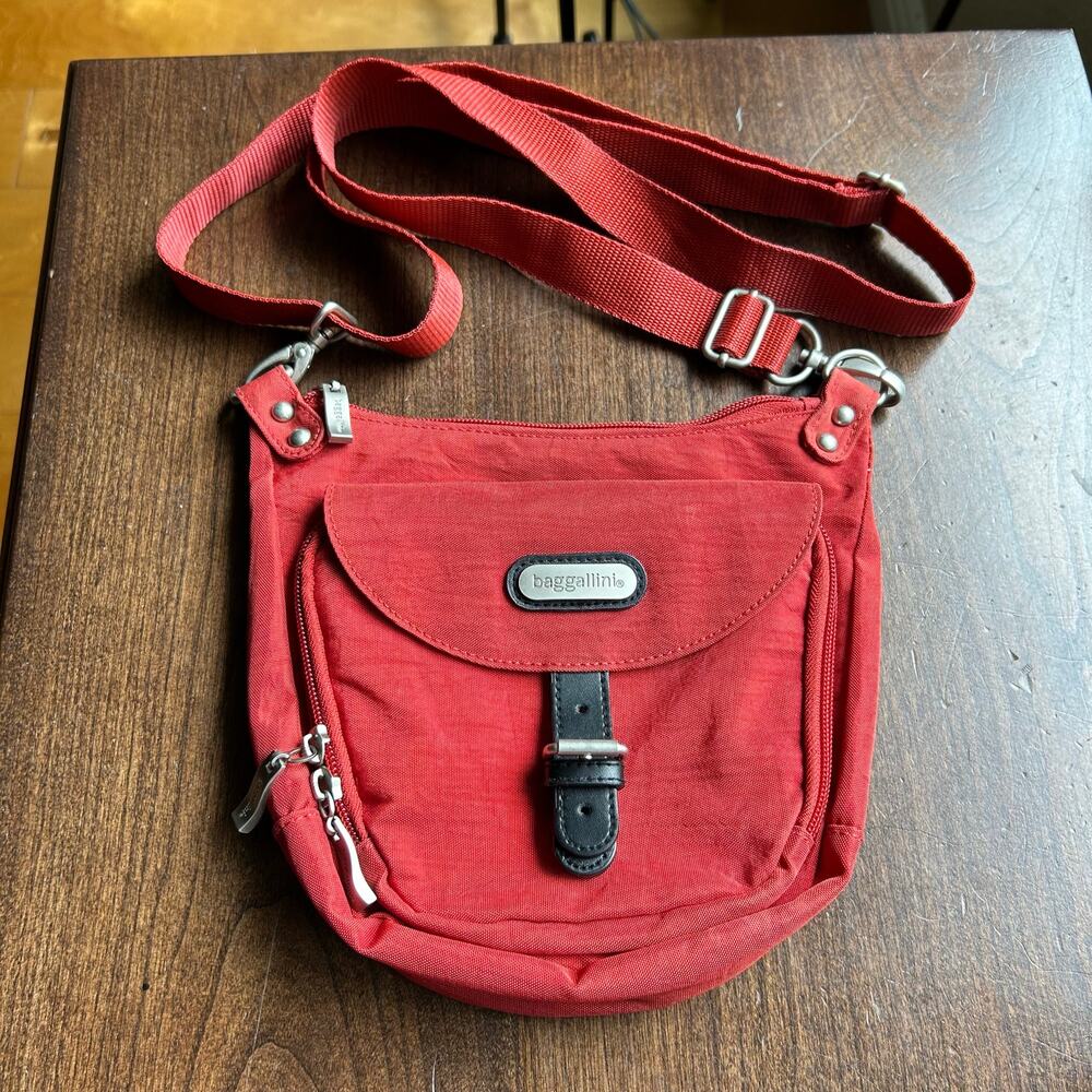 Baggallini Original Everyday Bag crossbody brick red